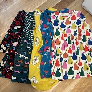 Lot of girls Hanna Andresson & Tea dresses size 8 & 10